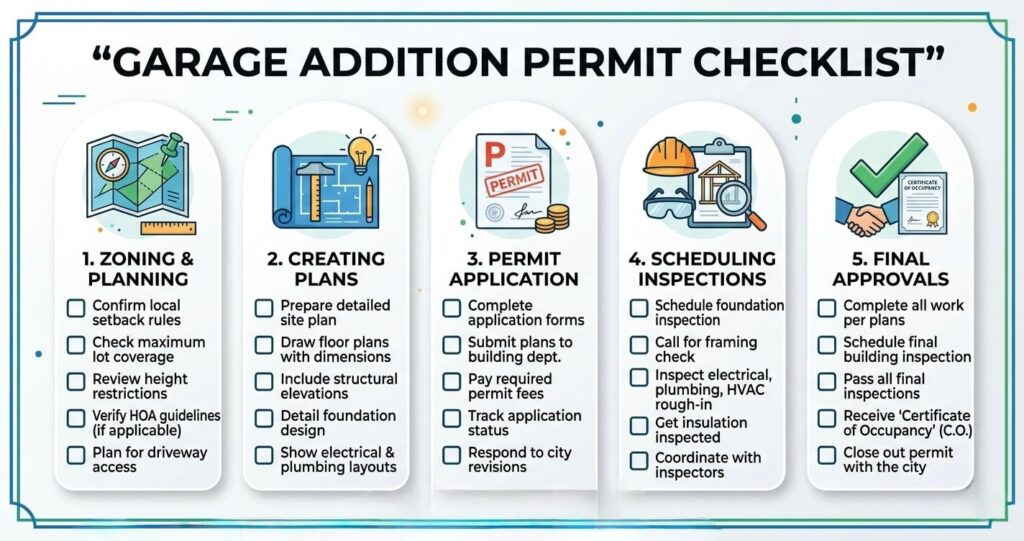 Garage Addition Permit Fairfax County VA: Complete Checklist for 2026 5 garage addition permit checklist Fairfax County VA