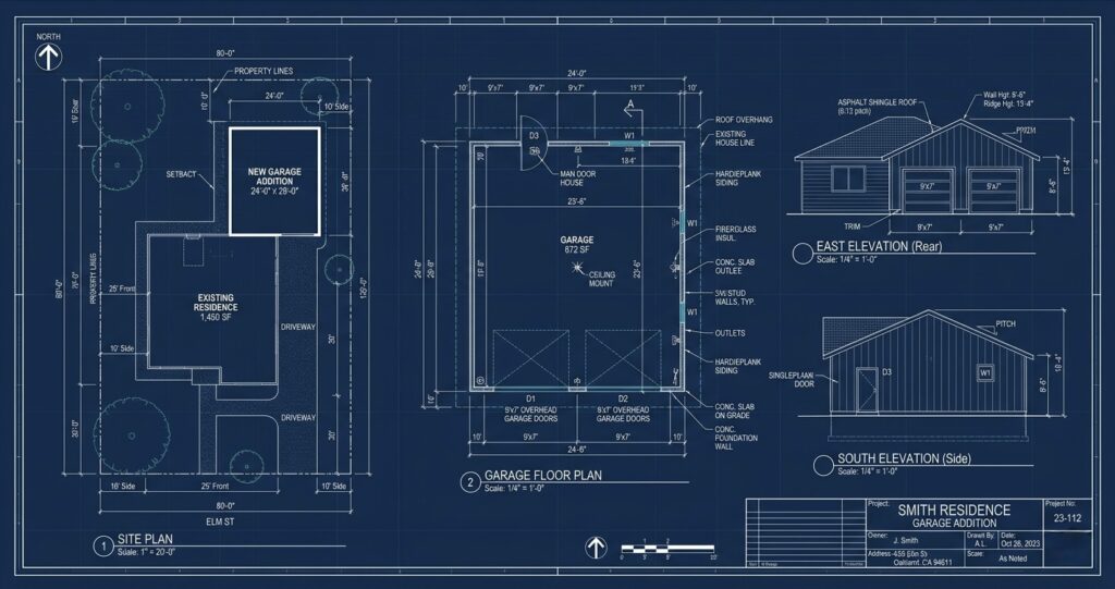 Garage Addition Permit Fairfax County VA: Complete Checklist for 2026 6 garage addition construction plans Fairfax County submission
