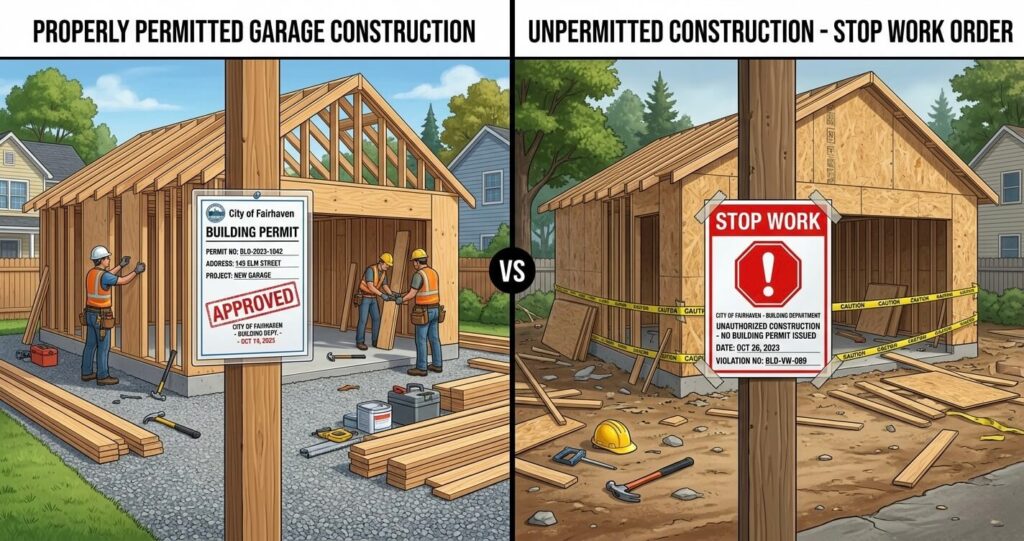 Garage Addition Permit Fairfax County VA: Complete Checklist for 2026 10 unpermitted garage construction risks Fairfax County