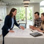 contractor Northern Virginia consultation with homeowners planning a home remodeling project