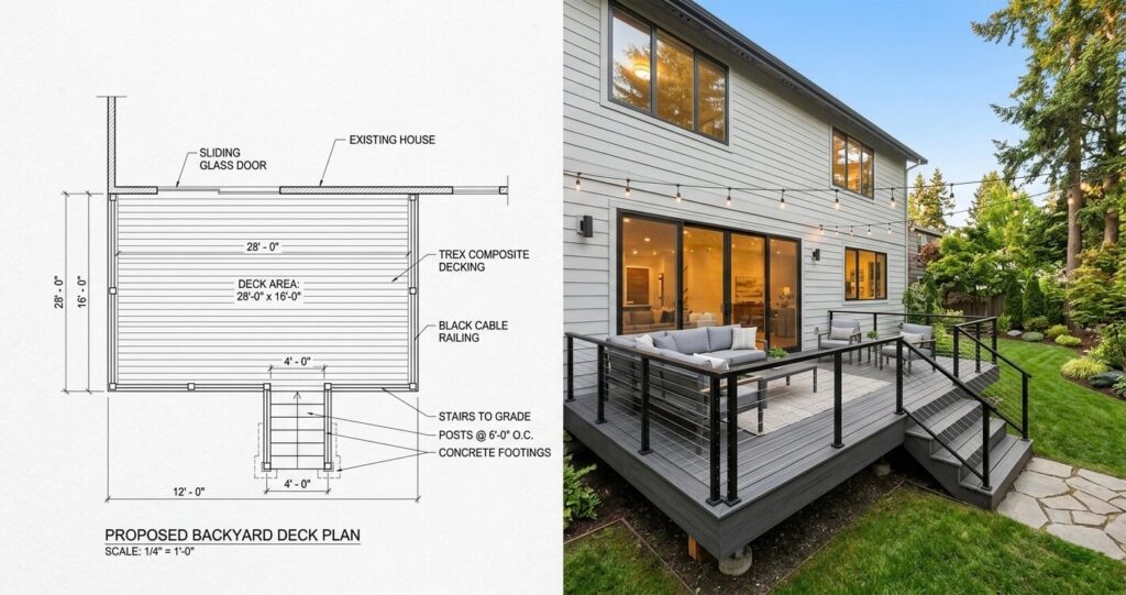 Professional deck design planning McLean VA

