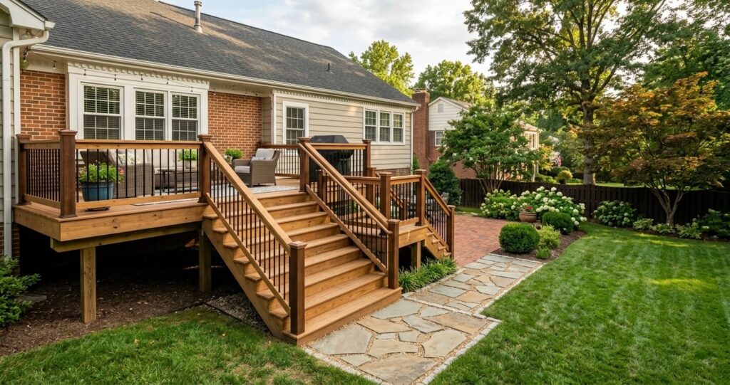 Deck stair access planning McLean VA

