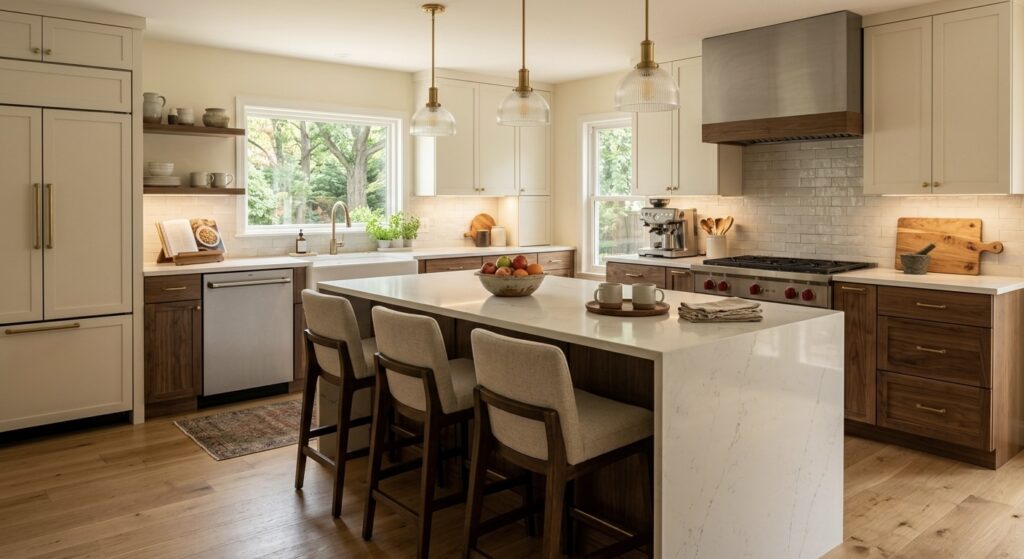 Modern kitchen renovation Northern Virginia high end design McLean VA

