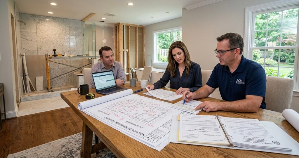 Bathroom Remodel vs. Renovation Vienna VA: What’s Worth It in 2026? 6 bathroom remodel vs renovation Vienna VA Fairfax County bathroom renovation permit and inspection process