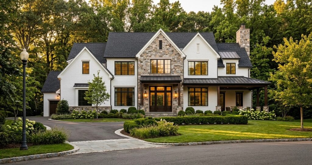 Custom Home Builder McLean VA: Process, Costs & 2026 Guide 1 Custom home builder McLean VA luxury modern transitional home in Northern Virginia 2026