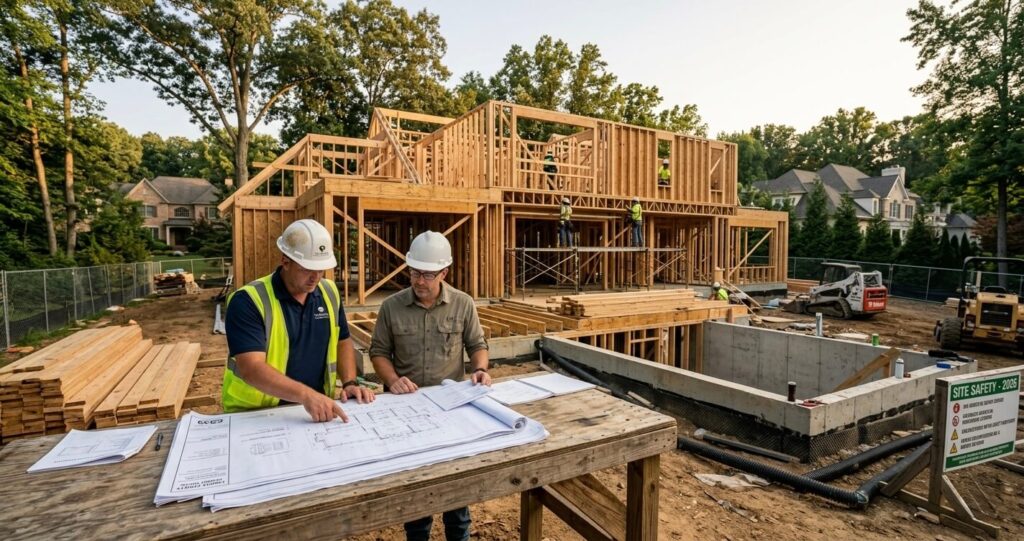 custom home permit Fairfax County VA luxury home construction and residential building permit process in Northern Virginia