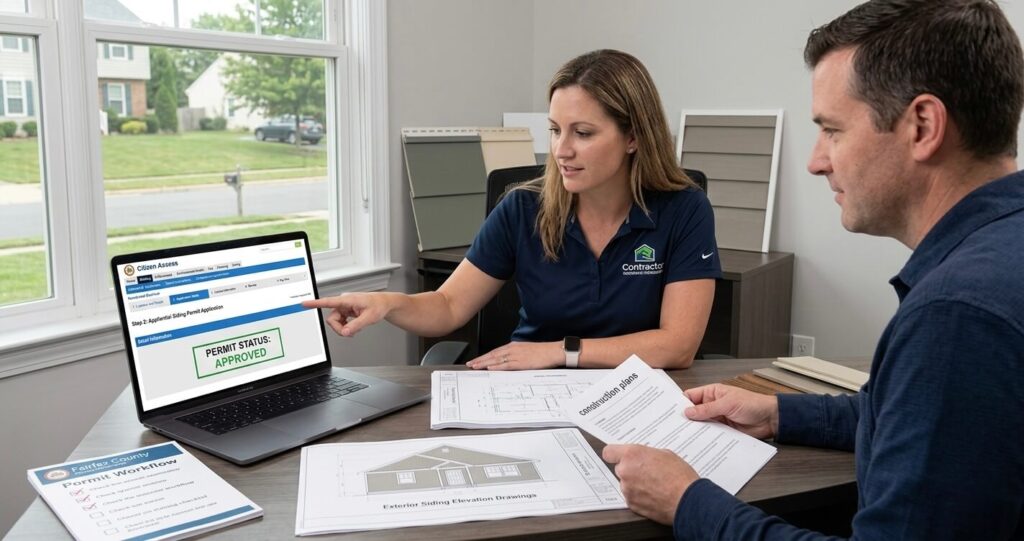 Siding Replacement Clifton VA: Best Materials, Costs & Contractor Tips (2026 Guide) 6 siding permit Fairfax County VA and PLUS system process for siding replacement and exterior remodeling projects