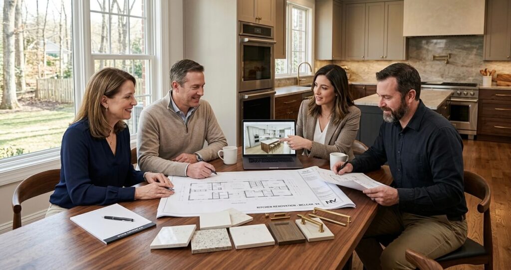 Renovate vs. Sell Northern Virginia: What Makes More Sense in 2026? 10 renovate vs sell Northern Virginia contractor consultation design build process McLean VA