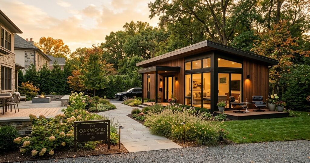 ADU Rental Income Northern Virginia completed detached ADU generating rental income and property value growth

