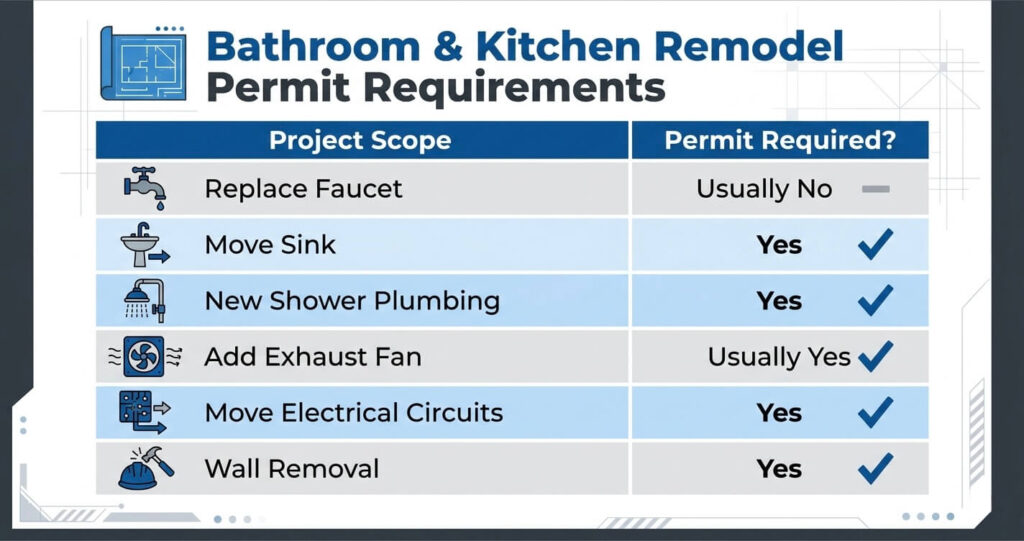 Home Renovation Permits McLean VA: Which Projects Require County Approval in 2026 4 Home renovation permits McLean VA kitchen remodel permit Fairfax County and bathroom renovation permit requirements