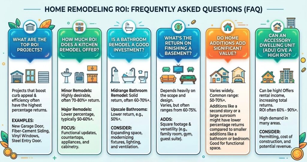 Best ROI home improvements Northern Virginia comparison by homeowner goals selling renovating and long term ownership

