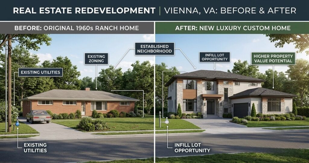 Custom Home Cost Vienna VA: 2026 Pricing Guide, Permits & Building Costs 6 Custom home cost Vienna VA teardown rebuild Vienna VA custom home construction opportunities