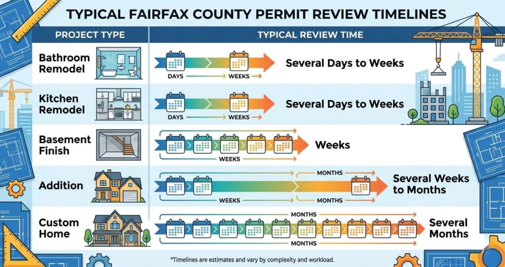 Home Renovation Permits McLean VA: Which Projects Require County Approval in 2026 8 Home renovation permits McLean VA permit review timelines for bathrooms kitchens additions and custom homes