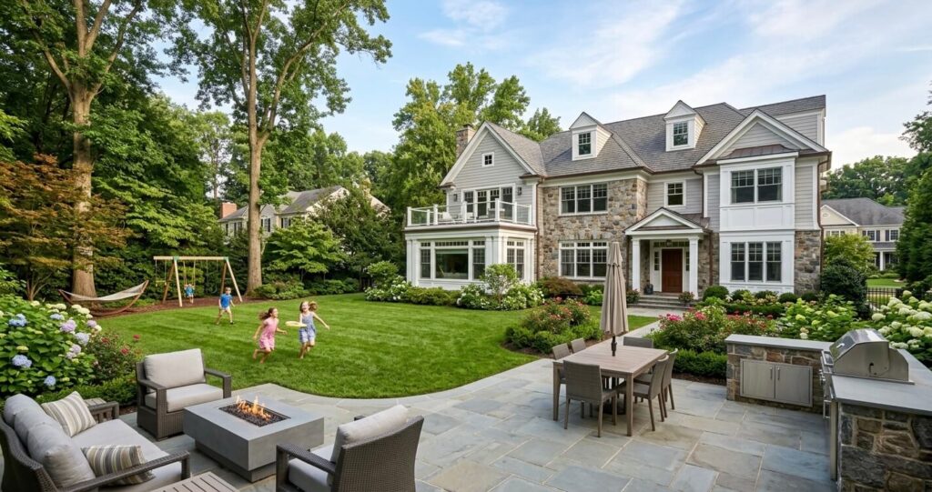 Home addition design ideas for Northern Virginia homeowners adding living space without sacrificing yard space