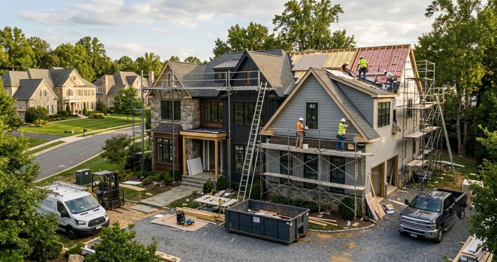 home renovation mistakes Northern Virginia luxury home exterior renovation