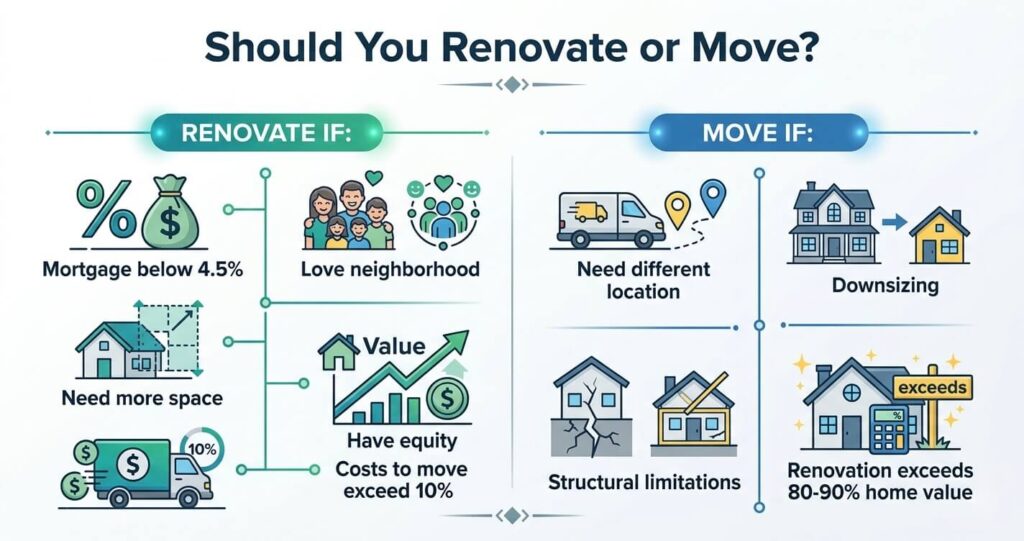 home renovation vs moving Northern Virginia decision framework renovate or move

