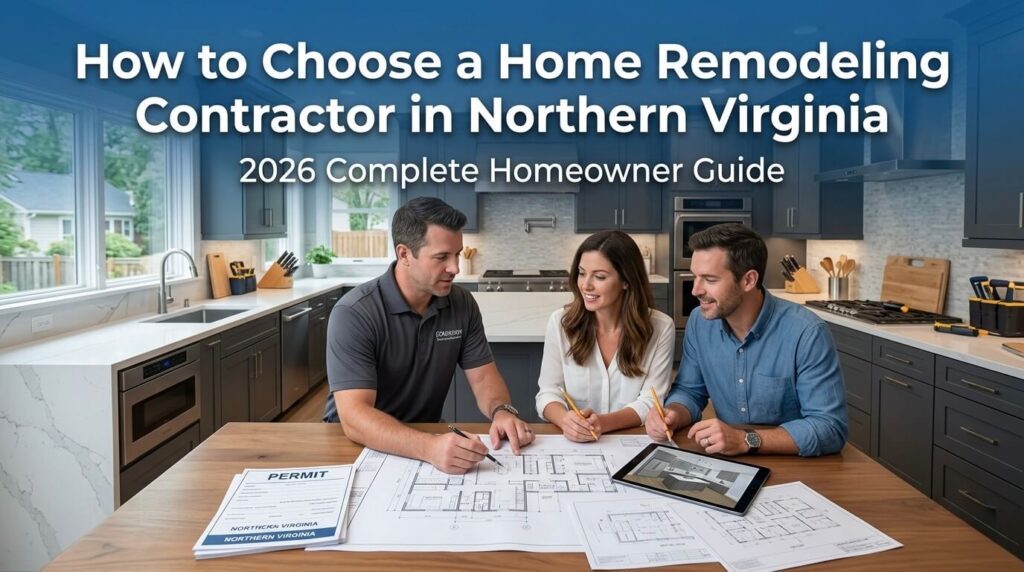 How to choose a home remodeling contractor in Northern Virginia for design-build remodeling and home renovation projects