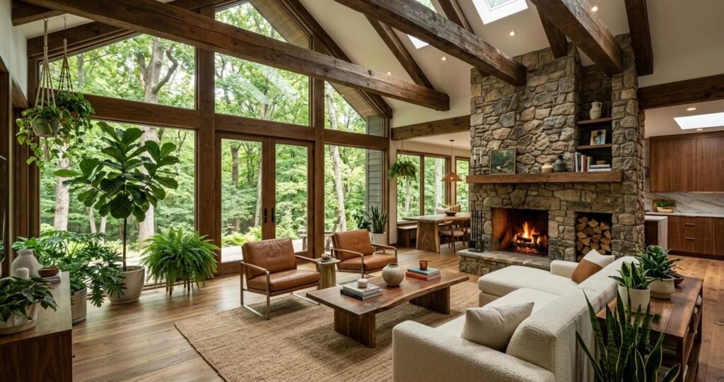 modern home design ideas Northern Virginia biophilic home design trends

