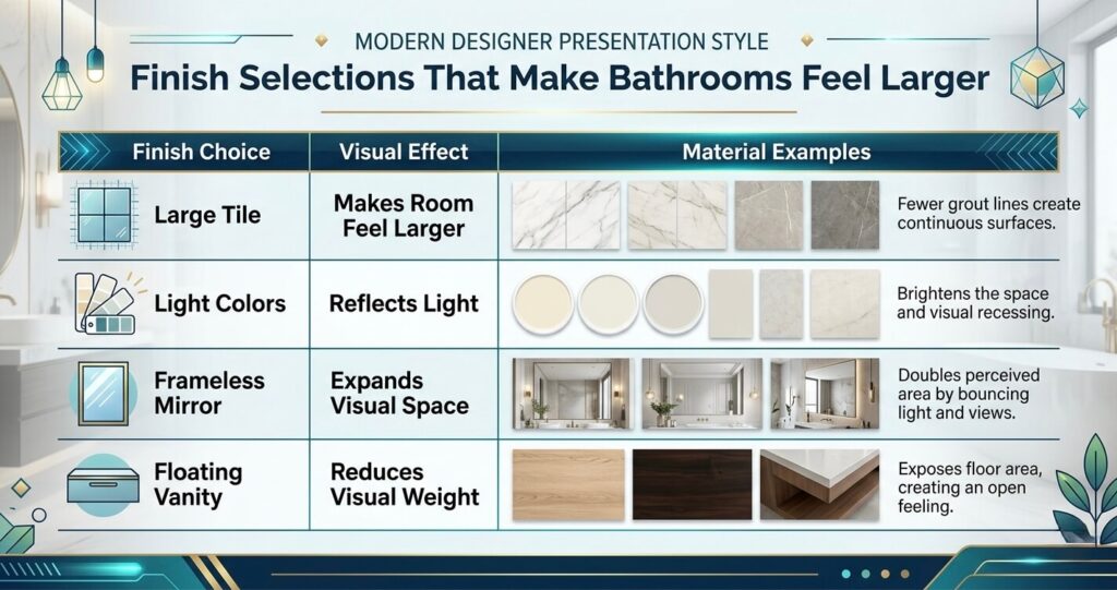 Small Bathroom Design Ideas Arlington VA: Space-Smart Layouts & Finishes for 2026 8 small bathroom design ideas Arlington VA showing best tile vanity mirror and lighting finish selections