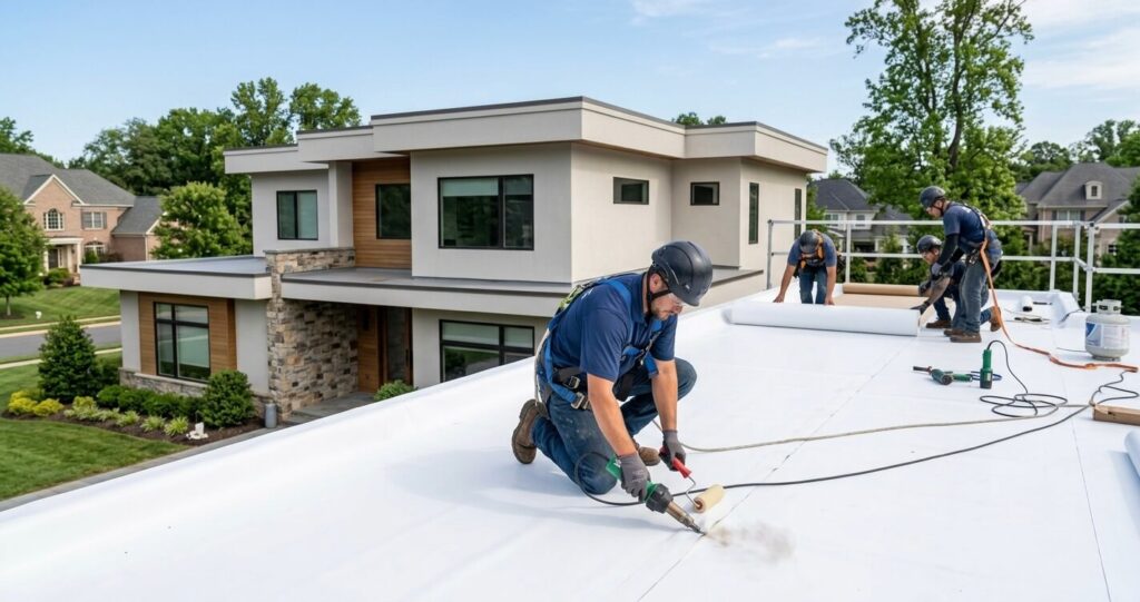 TPO roofing cost Northern Virginia 2026 installation overview