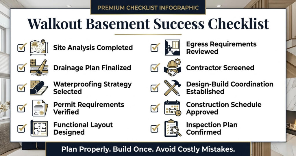Walkout Basement Mistakes Vienna VA (2026 Guide) 10 walkout basement planning guide and walkout basement mistakes Vienna VA success checklist for Northern Virginia homeowners