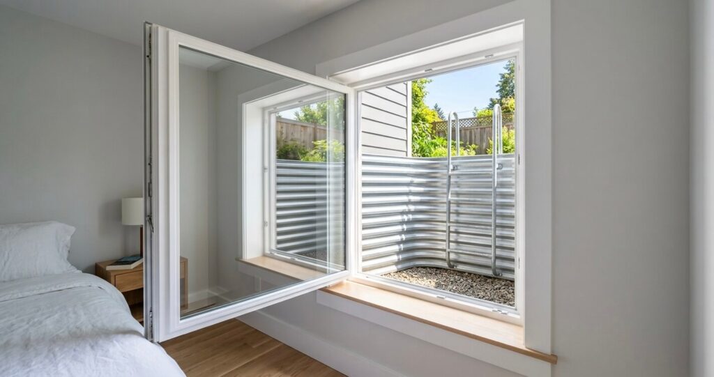 egress window bedroom addition permit Fairfax County VA code compliance