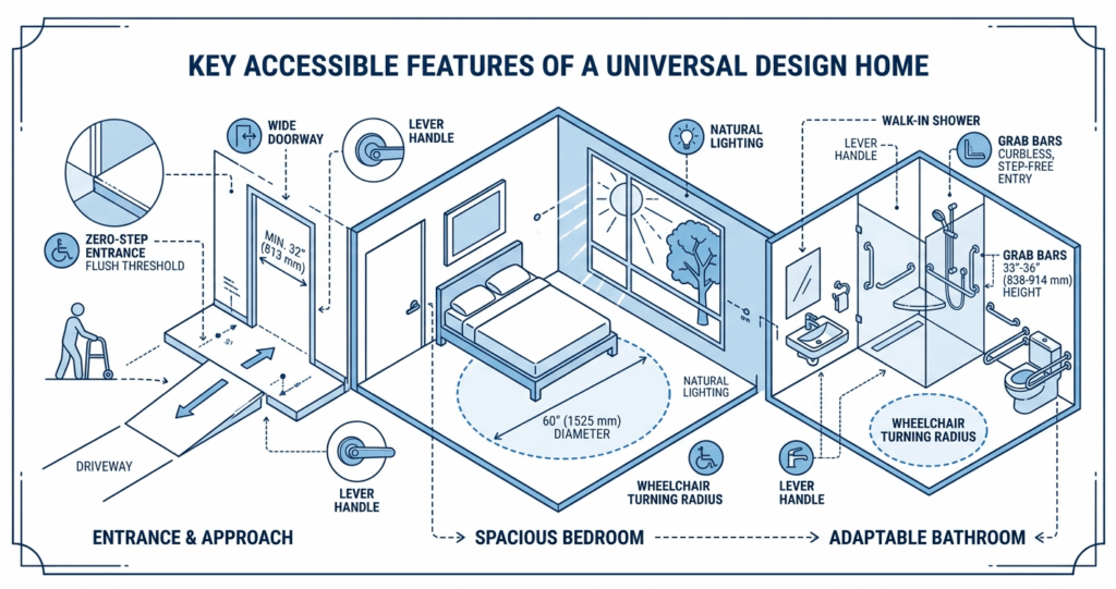 accessible in-law suite addition Northern Virginia aging in place design

