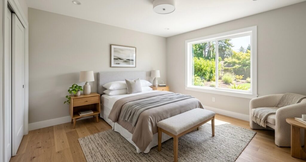 bedroom addition permit Fairfax County VA finished interior move-in ready