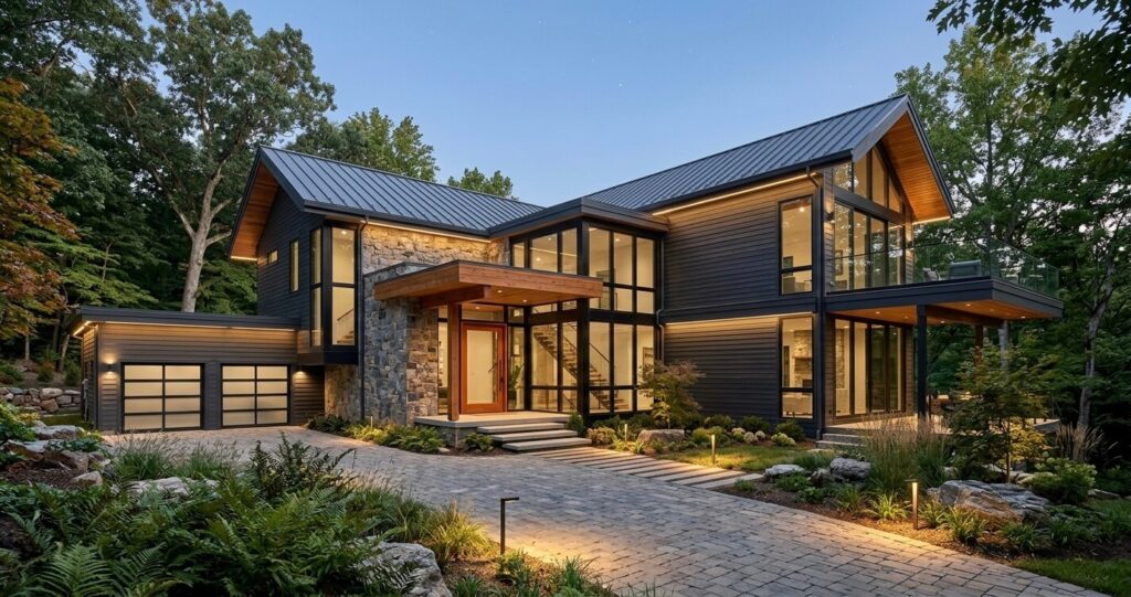 Custom home design ideas McLean VA luxury modern home exterior architecture trends 2026