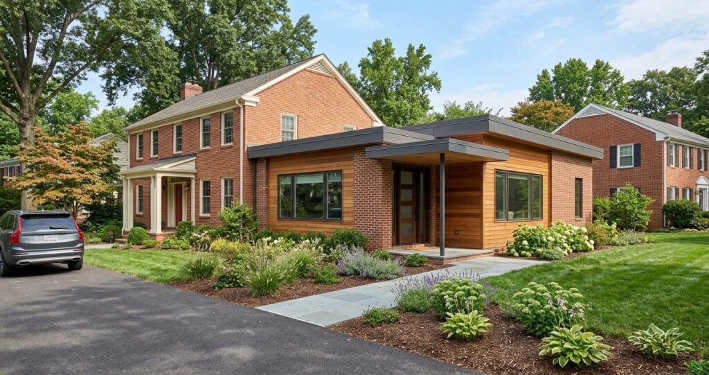 in-law suite addition cost Northern Virginia exterior view Fairfax County