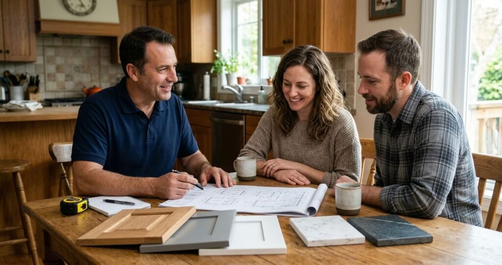 Fairfax County design-build team kitchen remodel consultation
