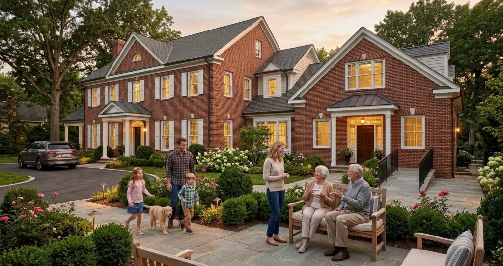 multigenerational home design mistakes Northern Virginia home addition with private entrance and universal design features