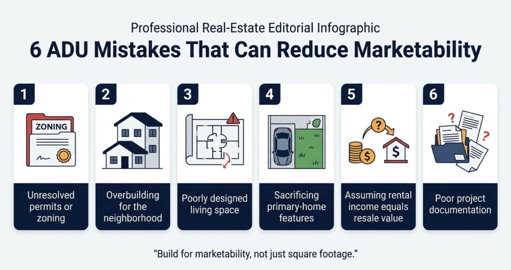 ADU home value Northern Virginia mistakes reducing resale value

