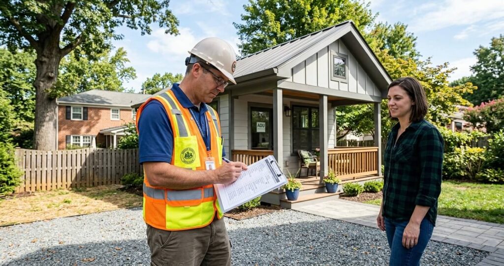 ADU permit Arlington VA final inspection move-in

