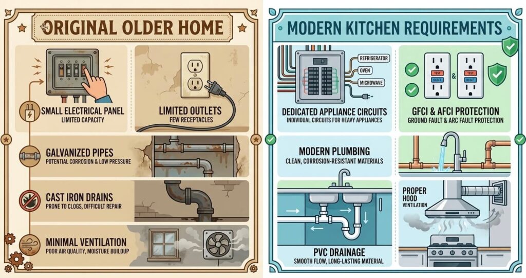 Kitchen remodeling mistakes Alexandria VA electrical plumbing upgrades

