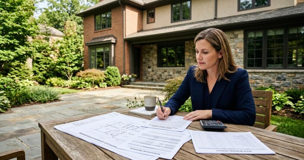 Home Remodeling Financing Northern Virginia: HELOC & Loans Guide (2026) 1 Home remodeling financing Northern Virginia guide showing homeowners planning renovation loans and HELOC options