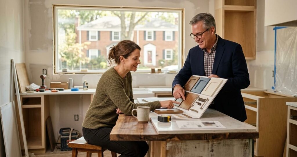 Kitchen cabinet tariffs Arlington VA homeowner budget planning consultation

