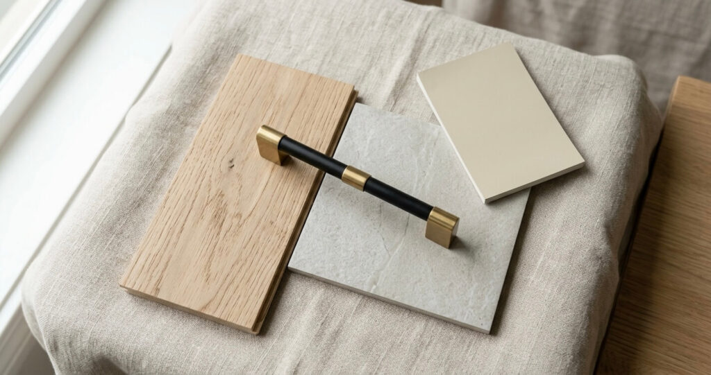 Master suite addition design ideas McLean VA white oak flooring finishes