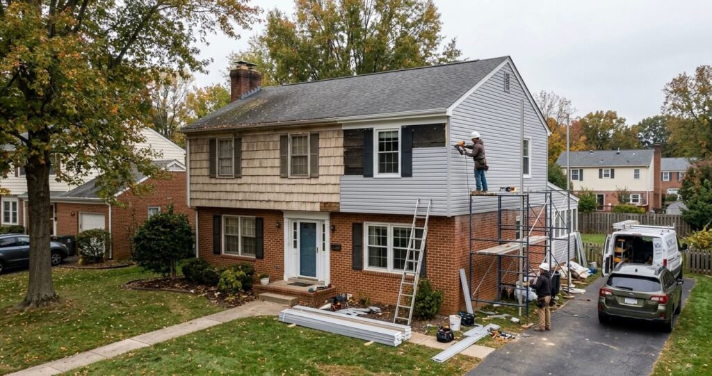 Aging housing stock renovation project Northern Virginia