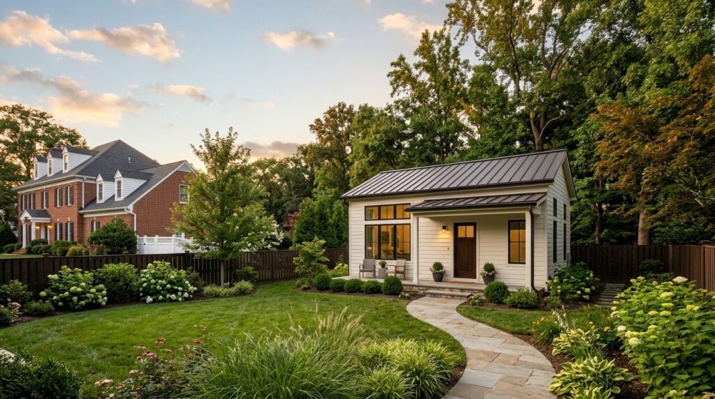 Studio vs one-bedroom ADU Northern Virginia backyard cottage for rental income in Fairfax County

